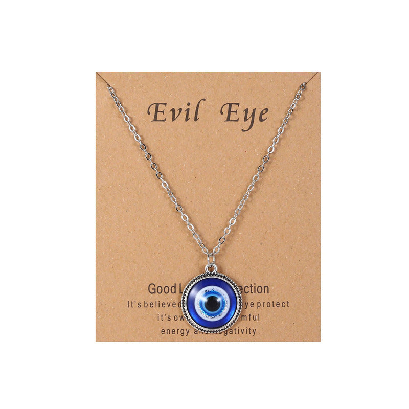 Wholesale Devil Eye Dima Hand Alloy Necklace